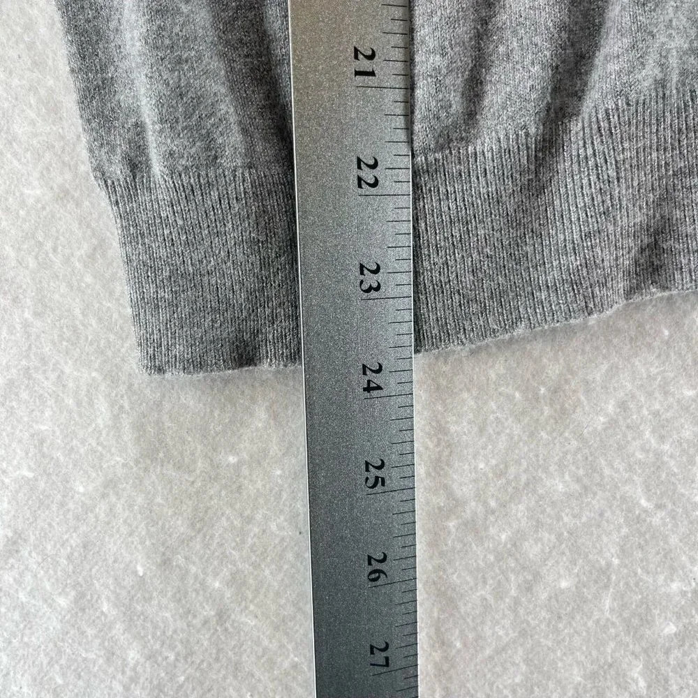 Marks & Spencer Sweater Womens Sz UK12 S Viscose Blend 3/4 Sleeve Pullover Gray - Picture 11 of 12